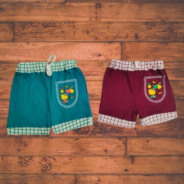 (2-7 Year's) Cute Styles Kids Boys Short Pant. - Guardsman Red, 2-3 Years