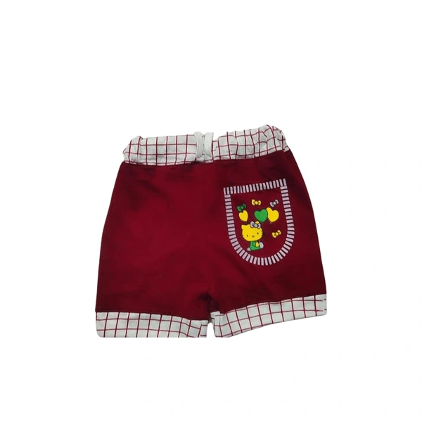 (2-7 Year's) Cute Styles Kids Boys Short Pant. - 2-3 Years, Maroon