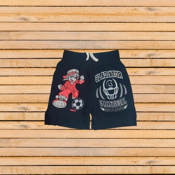 (Size 2-7) Fancy Micky Mouse Printed Kids Boys Short Pant. - 2-3 Years, Black