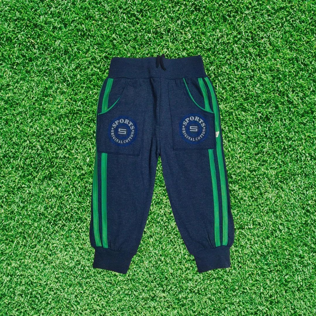 GAS KIDS Boys Solid Navy Blue Trackpants | Navy | 184685