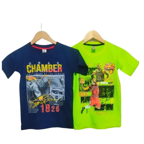 (Size 8-9 Years) Classy Sensational Boys Kids T-Shirt. - 8-9 Years, Catalina Blue