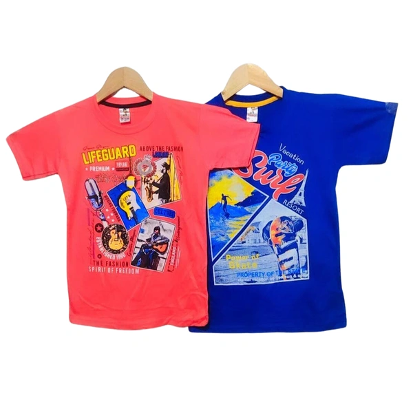 (Size 10-11 Years) Classy Sensational Boys Kids T-Shirt. - 10-11, Wild Watermelon