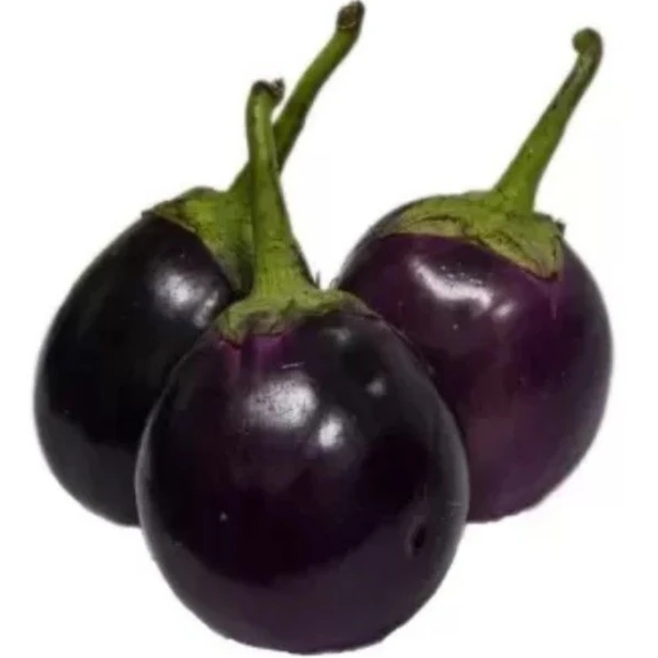 Fresho Brinjal Round - 1 Kg