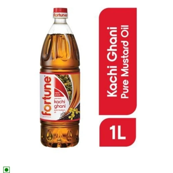 Fortune Kachchi Ghani Mustard Oil  - 1 Ltr