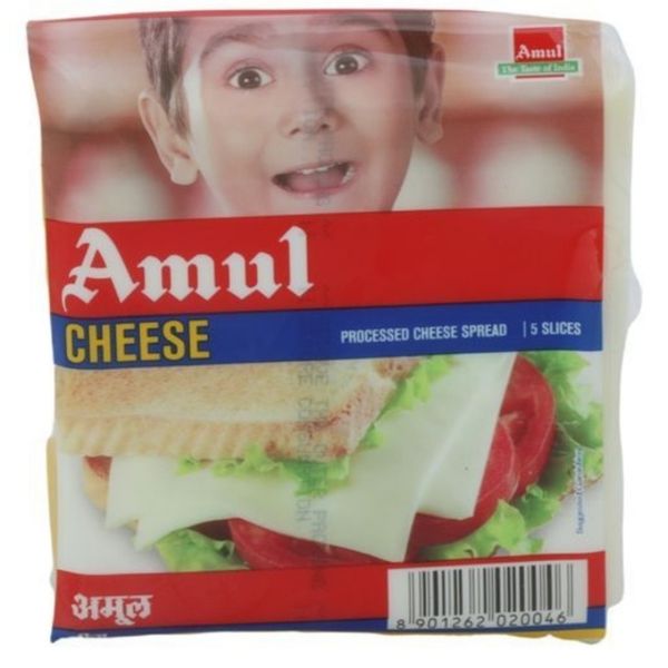 Amul Cheese Slice  - 100Gm - 5 slice