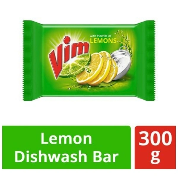 Vim Dishwash Bar Lemon  - 300Gm