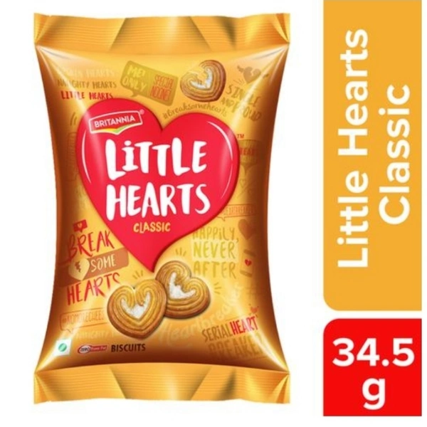 Britannia Little Heart Biscuits  - 34.5 Gm