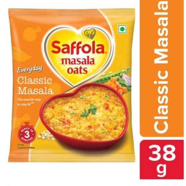 Saffola Masala Oats  - Classic Masala  - 18Gm