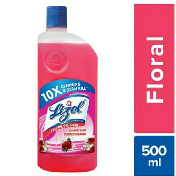 Lizol Disinfectant surface & floor Cleaner Liquid  - Floral   - 500ML