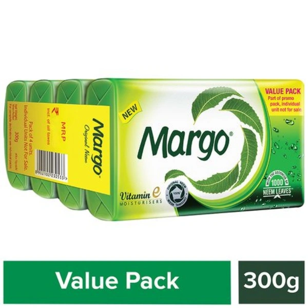 Margo Bath Soap - Original Neem - 75Gm×4 Pack