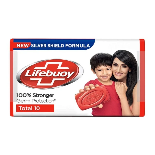 Lifebuoy Bath Soap -Total 100% Stronger Germ Protection - 65Gm