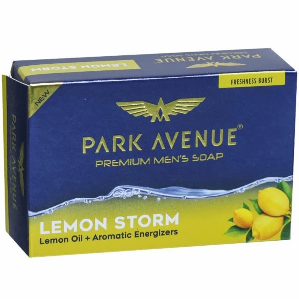 PARK AVENUE Premium Men's Soap - Lemon Storm - 125Gm