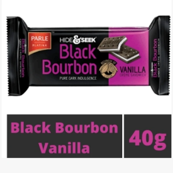 Hide & Seek Black Bourbon - Vanilla Cream  - 100Gm