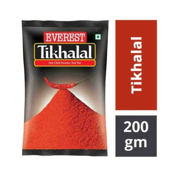Everest Tikhalal  Hot & Red Chilli Powder  - 200Gm