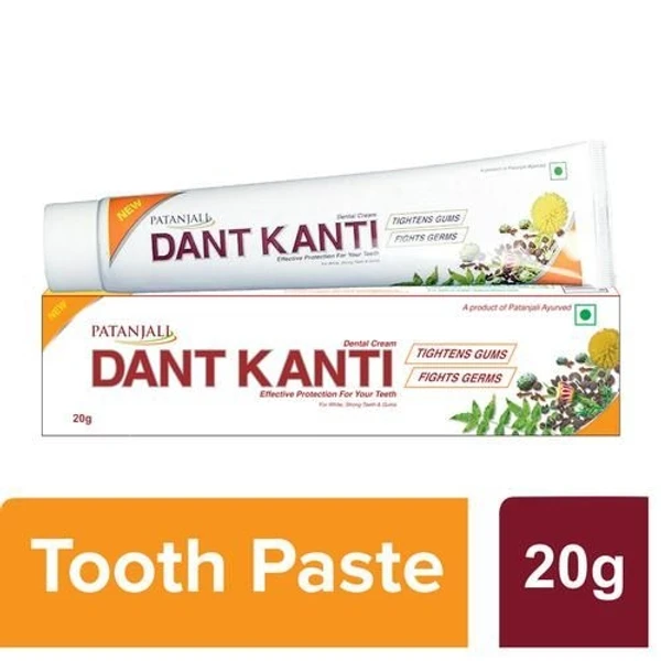 Patanjali Dant Kanti Natural Toothpaste  - 20Gm