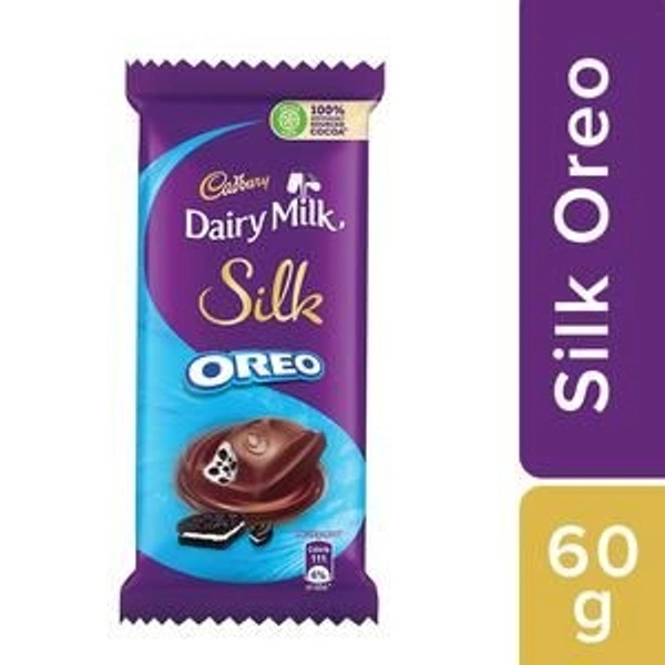 Cadbury Dairy Milk Chocolate - Silk Oreo - 60Gm