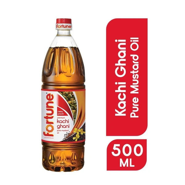 Fortune Kachchi Ghani Mustard Oil  - 500ML