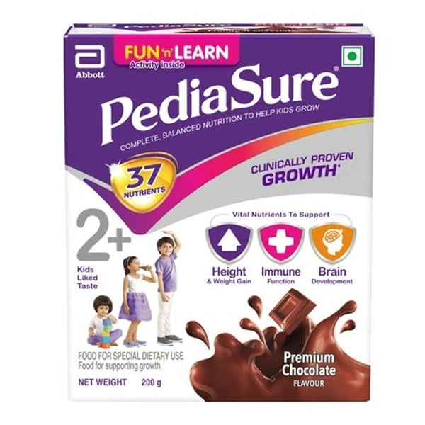 Pedia Sure 2+ Growth- Premium  Chocolate  - 200Gm 