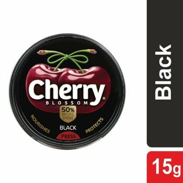 Cherry Blossom Shoes Polish - Black - 15Gm