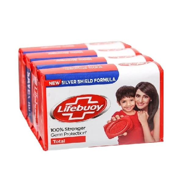 Lifebuoy Bath Soap 100% Stronger  - 125g×4 Set