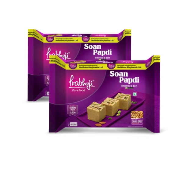 Haldiram Prabhuji Soan Papadi (Buy1 Get 1 Free) - 450Gm 
