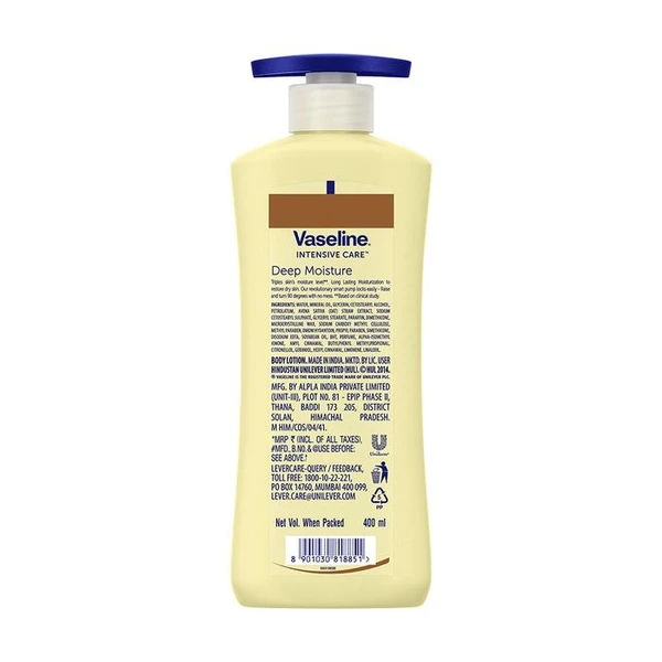 Vaseline  Body Lotion - Intensive Care Deep Moisture  - 400ML