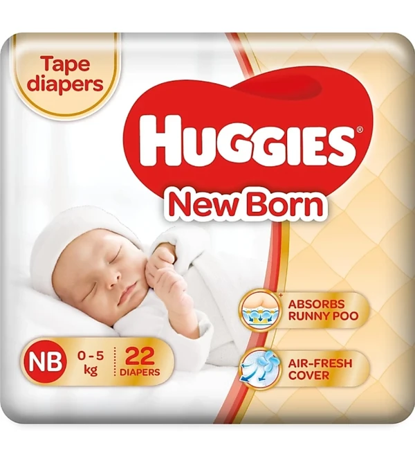 Huggies Diapers New Born - 28 Diapers