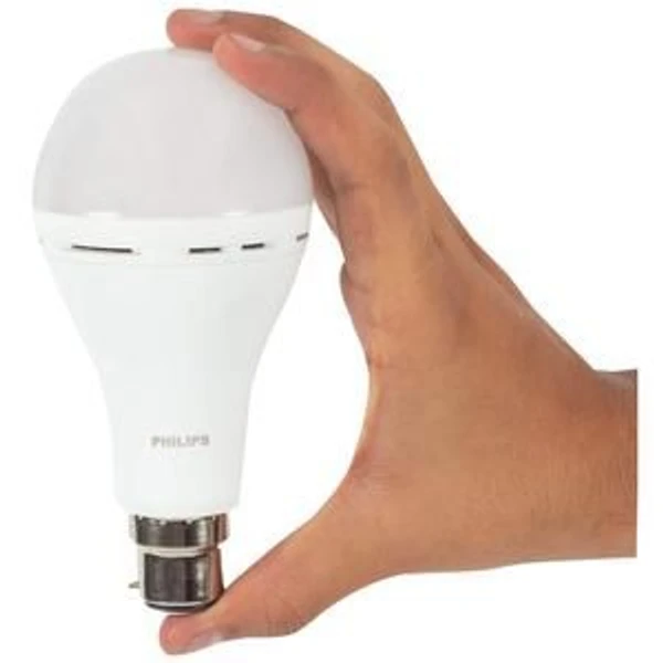 Philips Rechargeable Emergency Inverter Bulb - 12 Watt, Cool Daylight, - 1Pcs.