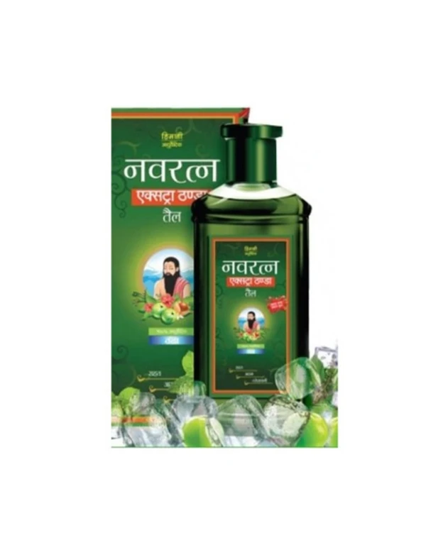 Navratna  Ayurvedic Thanda Tail With Free Cool Talc  - 100 Ml