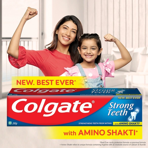 Colgate Toothpaste  - Stronge Teeth - 200Gm