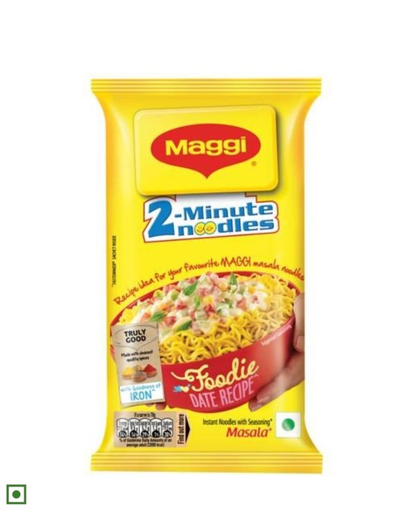 Maggi 2-Minute Instant Masala Noodles  - 140Gm