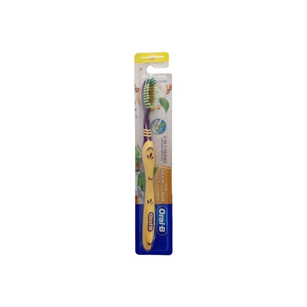 Oral-B 3 IN 1 Toothbrush- Neem, Clove Tulasi - 1 Pcs.