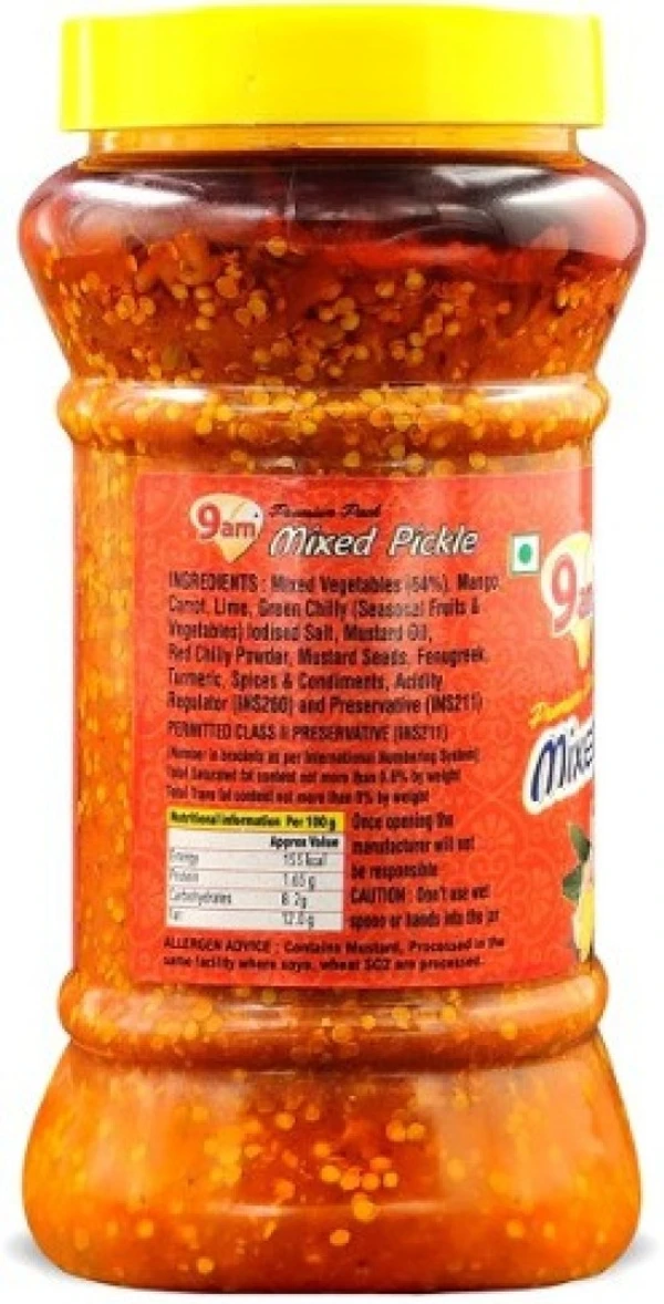 9am Mixed Pickle - 450Gm