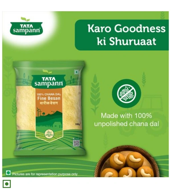 Tata Sampann Chana Besan  - 500Gm