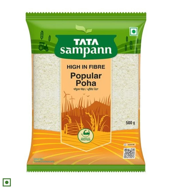 Tata Sampann Popular Poha - 500Gm