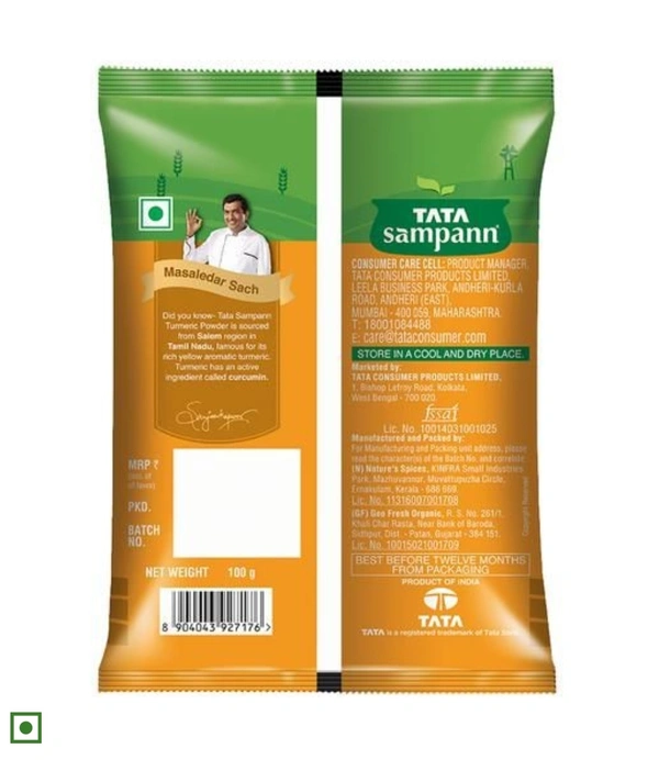 Tata Sampann Turmeric Powder  - 100Gm