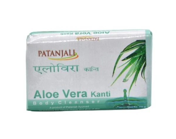 Patanjali Aloe Vera Kanti Bath Soap  - 57Gm