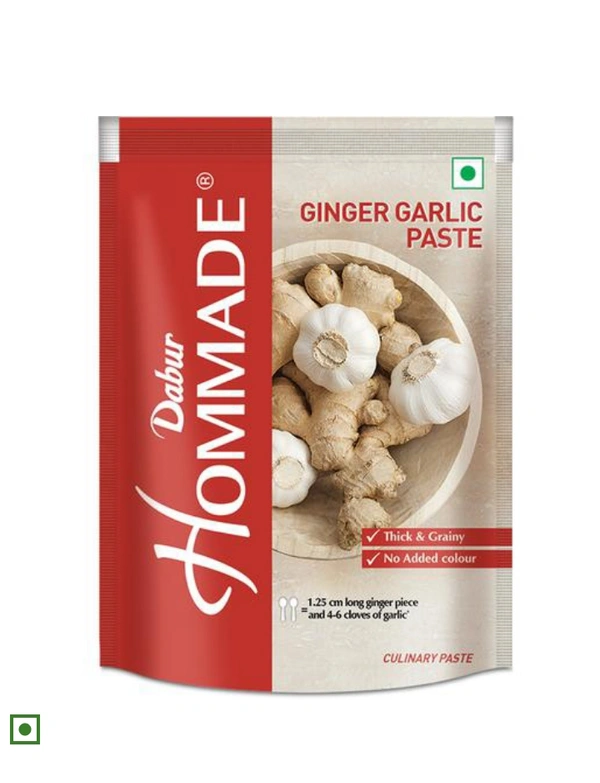 Dabur Hommade Ginger Garlic Paste - 100Gm