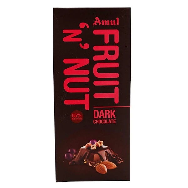 Amul Fruit `N` Nut Dark Chocolate  - 40Gm