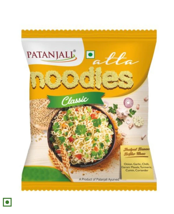 Patanjali Atta Noodles Classic  - 60 Gm