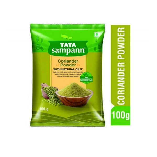 Tata Sampann Coriander Powder With Natural Oils* - 100 Gm