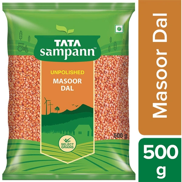 Tata Sampann Masoor Dal 500gm - 500Gm