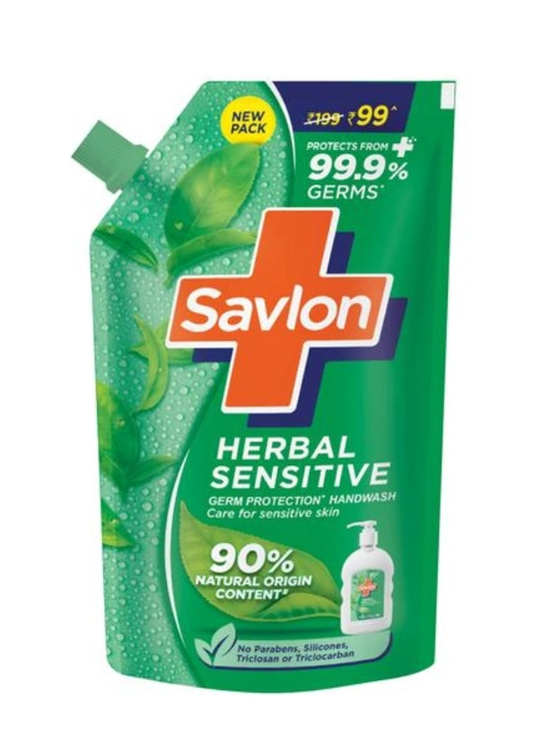 Savlon  Germ Protection HANDWASH- Herbal Sensitive  - 675 ML