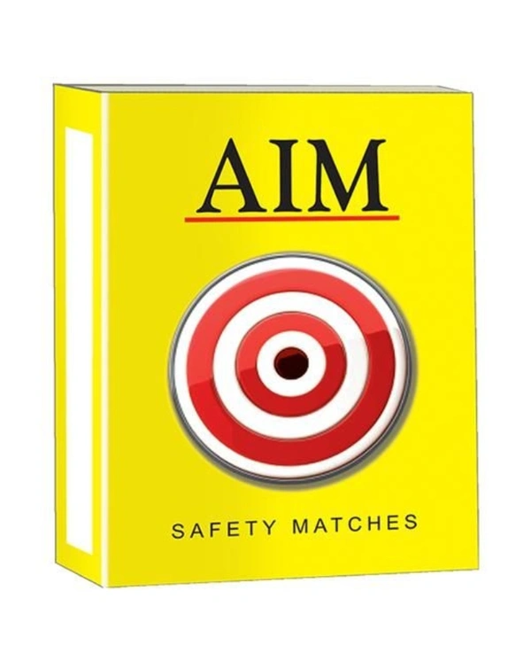 AIM Matchbox 25 Stichs - (Pack Of 10)