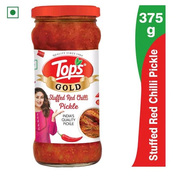 Tops Safed Red Chilli Pickles  - 375Gm