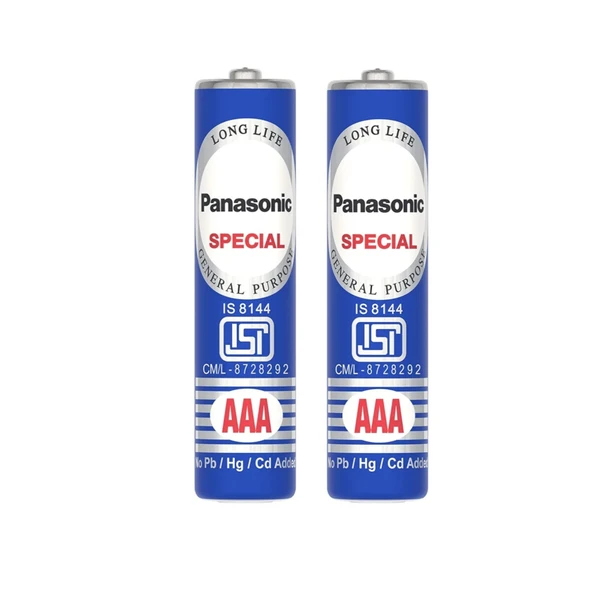 Panasonic Special AAA BATTERY 1.5 V FOR REMOTE - Set Of 2 Pcs