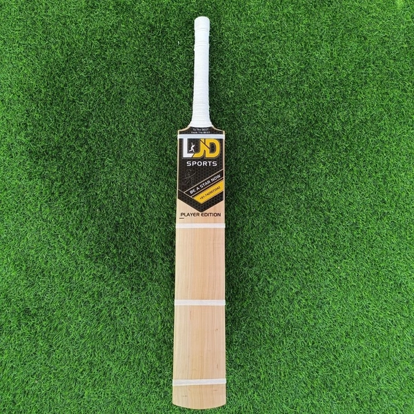 LJD Sports Best Hard Tennis Cricket Bat (Player Edition - Handpicked) - Ful Size (35 inch), Natural, 2 Kg