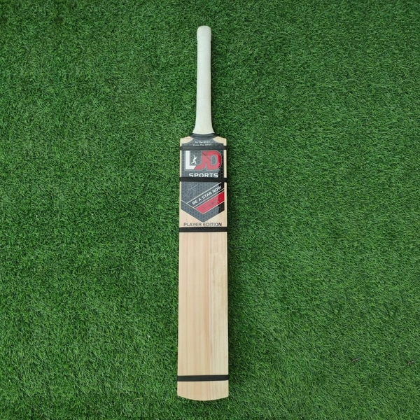 LJD Sports Best Tennis Ball Cricket Bat for Players (Handpicked Double Blade) - Ful Size (35 inch), Natural, 2 Kg
