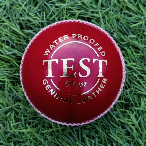 LJD Sports Grade 1 Leather Cricket Ball (Pack of 6 Balls) - Red
