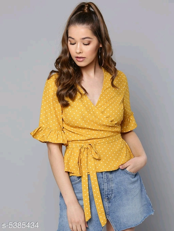 Printed Polyester Top